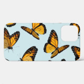 Kleurrijke monarchvlinders illustratie Case-Mate iPhone case (Achterkant (horizontaal))