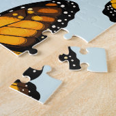 Kleurrijke monarchvlinders  illustratie legpuzzel (Zijkant)