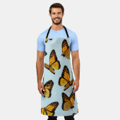 Kleurrijke monarchvlinders  illustratie schort (Gedragen)