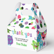 Kleurrijke Monster Mash Halloween Verjaardag Bedan