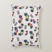 Kleurrijke Monster Trucks Racing Patroon Accent Kussen (Achterkant (Verticaal))