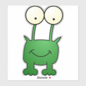 Kleurrijke monster vinyl sticker (Vel)