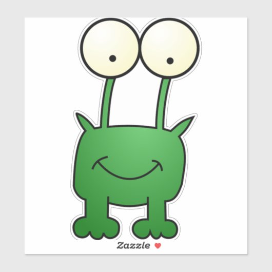 Kleurrijke monster vinyl sticker (Vel)