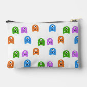 Kleurrijke monsters op wit etui (Achterkant)