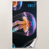 KLEURRIJKE MOOIE KWAL GEPERSONALISEERD STRANDLAKEN (Voorkant)