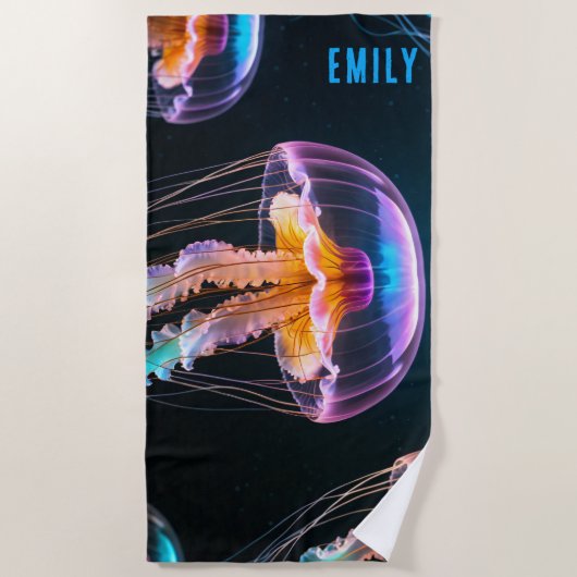 KLEURRIJKE MOOIE KWAL GEPERSONALISEERD STRANDLAKEN (Voorkant)