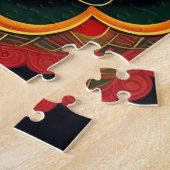 Kleurrijke mooie Mandala Legpuzzel (Zijkant)