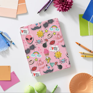 Kleurrijke mooie sticker iPad cover