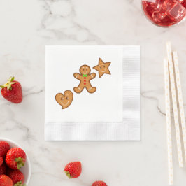 Kleurrijke Mooie zoete Kerst XmaS Peperkoek Pals Servet