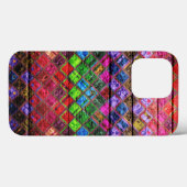 Kleurrijke Mosaic Pattern Kijk er uit Case-Mate iPhone Case (Achterkant (horizontaal))