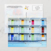 Kleurrijke moteldeuren, Wildwood, NJ Briefkaart (Voorkant / Achterkant)