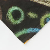 Kleurrijke motieven Chanoeka Menorah Fleece Deken (Hoek)