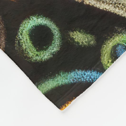 Kleurrijke motieven Chanoeka Menorah Fleece Deken (Hoek)