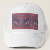 Kleurrijke Motion Foam Trucker Hoed Pet (Voorkant)