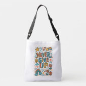 Kleurrijke Motivatie Canvas tas (Achterkant)