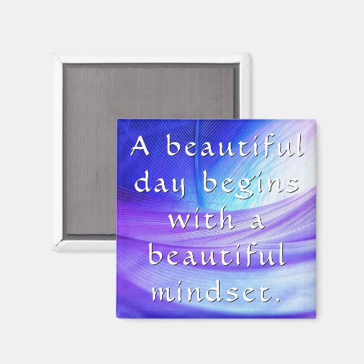 Kleurrijke Motivatie en inspirerende woorden Magne Magneet (Voorkant / Achterkant)