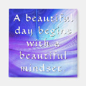 Kleurrijke Motivatie en inspirerende woorden Magne Magneet (Voorkant)