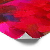 Kleurrijke Mountain Sunset Landschap Schilderij Poster (Hoek)