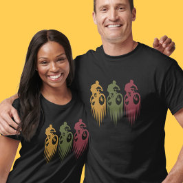 Kleurrijke Mountainbike MTB kleding T-shirt