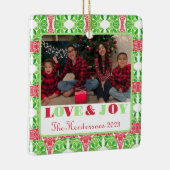 Kleurrijke Mozaïek Fotoboom Ornament (Rechts)