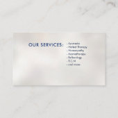 Kleurrijke Mozaïek Hersenboom Visitekaartje (Achterkant)