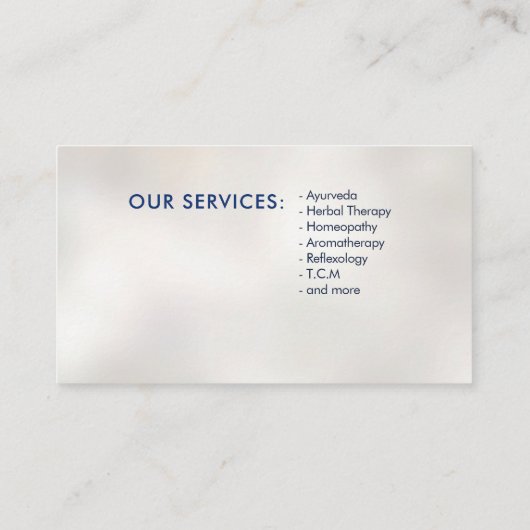 Kleurrijke Mozaïek Hersenboom Visitekaartje (Achterkant)