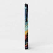 Kleurrijke Mozaïek Illustratie van Majestic Wolf Case-Mate iPhone Case (Achterkant/links)