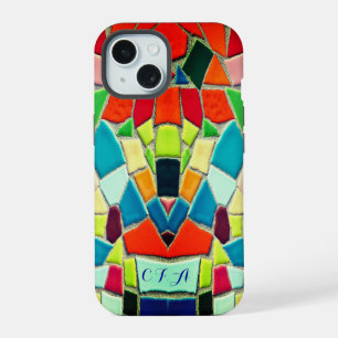 Kleurrijke Mozaïek iPhone 15 Case