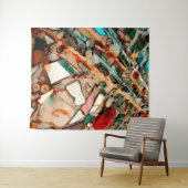 Kleurrijke Mozaïek Kunst Wandkleed (In Situ (horizontaal))