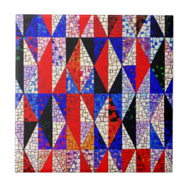 Kleurrijke Mozaïek Look Keramische Tegels Tegeltje