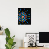 Kleurrijke Mozaïek Schildering Posters van Edelste (Thuiskantoor)