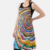 Kleurrijke Mozaïek Spiraal Schort (Insitu)