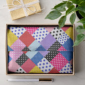 Kleurrijke Mozaïek Stippen Patroon Tissuepapier (Geschenk)