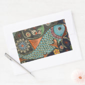 Kleurrijke mozaïek vis Sticker (Envelop)