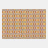 Kleurrijke Mozaïek Wrapping Paper Flat Sheet Set v (Voorkant 3)
