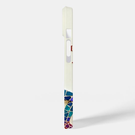 Kleurrijke Mozaïek Yoga Pose iPhone Case – Artisti (Achterkant / Links)