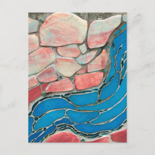 Kleurrijke mozaïekkunst in Athens, Georgia Briefkaart