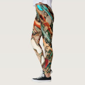 Kleurrijke mozaïekkunst leggings (Links)