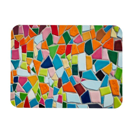 Kleurrijke mozaïekTegels Magneet (Horizontaal)