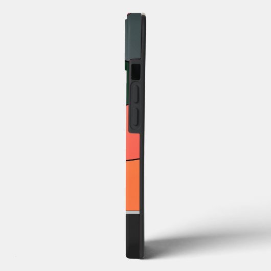 Kleurrijke mozaïektegels met Monogram! Case-Mate iPhone Case (Achterkant / Links)