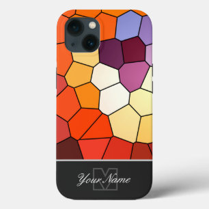 Kleurrijke mozaïektegels met Monogram! Case-Mate iPhone Case