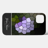 Kleurrijke mozaïektegels met Monogram! Case-Mate iPhone Case (Achterkant (horizontaal))