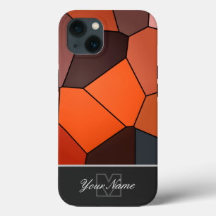 Kleurrijke mozaïektegels met Monogram! Hoesje-Mate Case-Mate iPhone Case