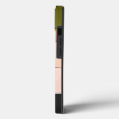 Kleurrijke mozaïektegels met Monogram! Hoesje-Mate Case-Mate iPhone Case (Achterkant / Links)