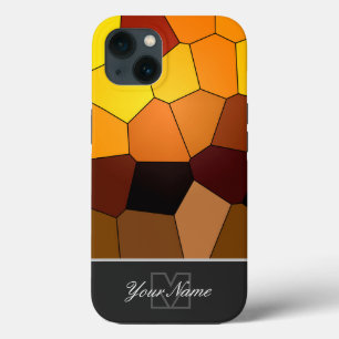 Kleurrijke mozaïekzonnepanelen met Monogram! Hoesj Case-Mate iPhone Case