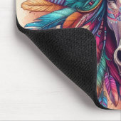 Kleurrijke Muismat van paarden (Hoek)