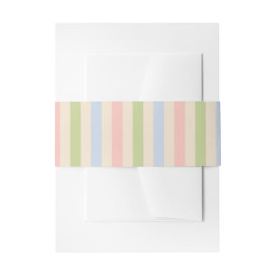 Kleurrijke Multi-Kleur Streep Abstracte Stijl Patr Uitnodigingen Wikkel