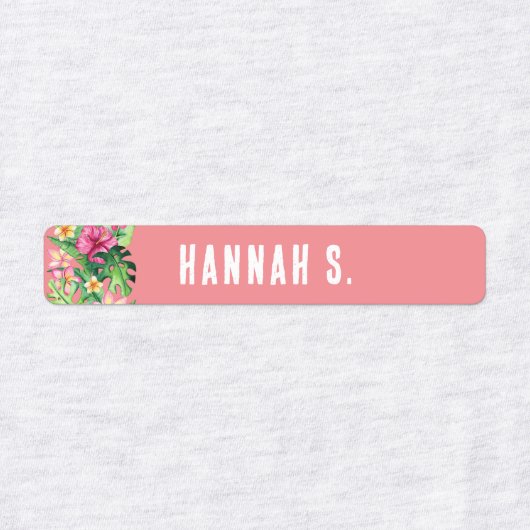 Kleurrijke Multi-Name Skinny Iron op etiketten Labels (Design 2)