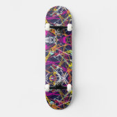 Kleurrijke multi skateboard (Voorkant)