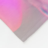 Kleurrijke mus en regenboog bubbel fleece deken (Hoek)